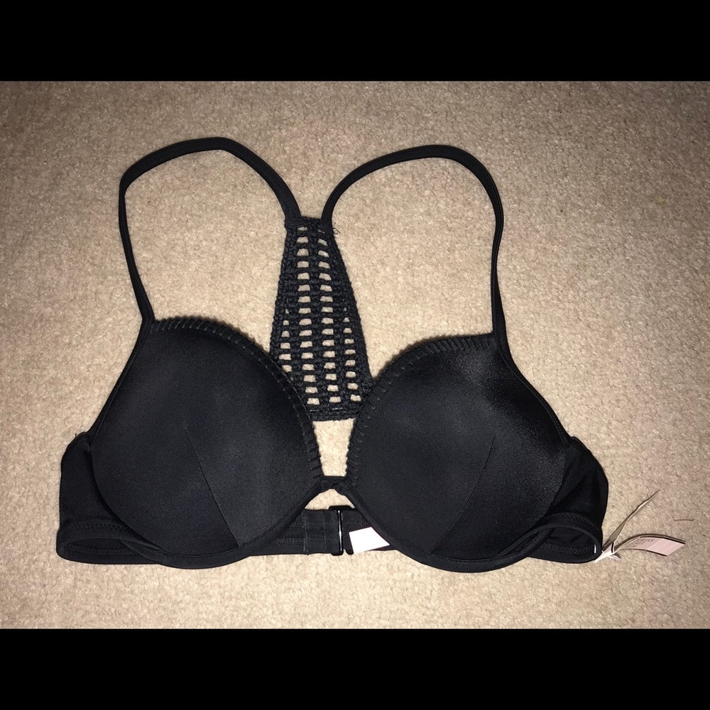 34D VS Bathing Suit Top - Crochet Back